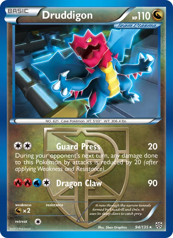 Druddigon, Plasma Storm No. 94