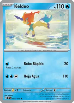Keldeo, Fuerzas Temporales No. 044 Normal