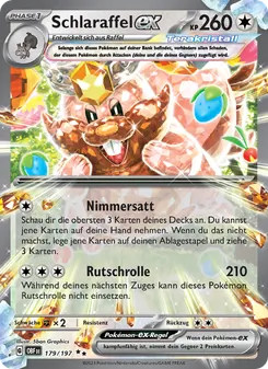 Schlaraffel-ex, Obsidian Flammen No. 179 Holo