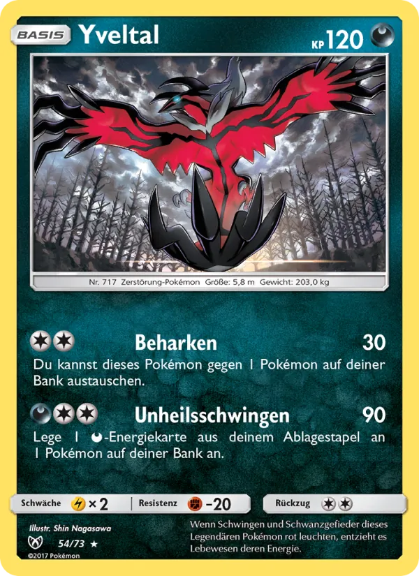 Yveltal, Schimmernde Legenden No. 54