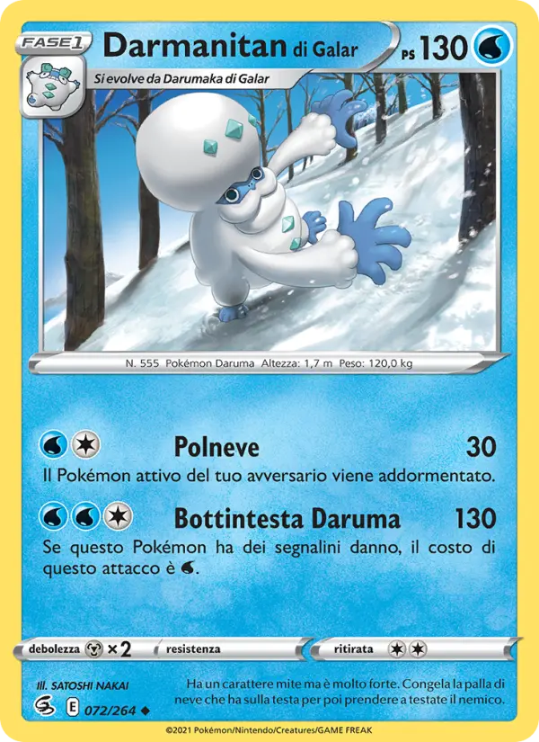 Darmanitan di Galar, Colpo Fusione No. 72