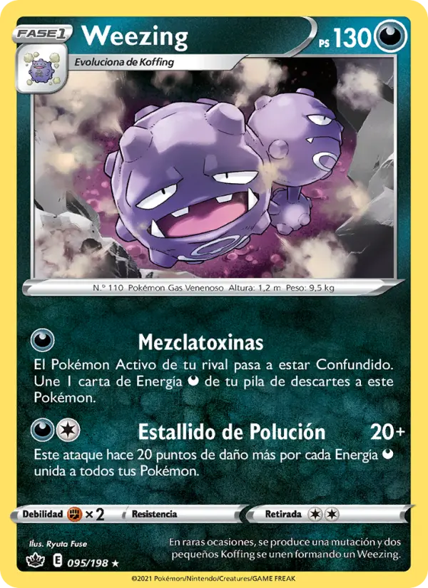 Weezing, Reinado Escalofriante No. 95