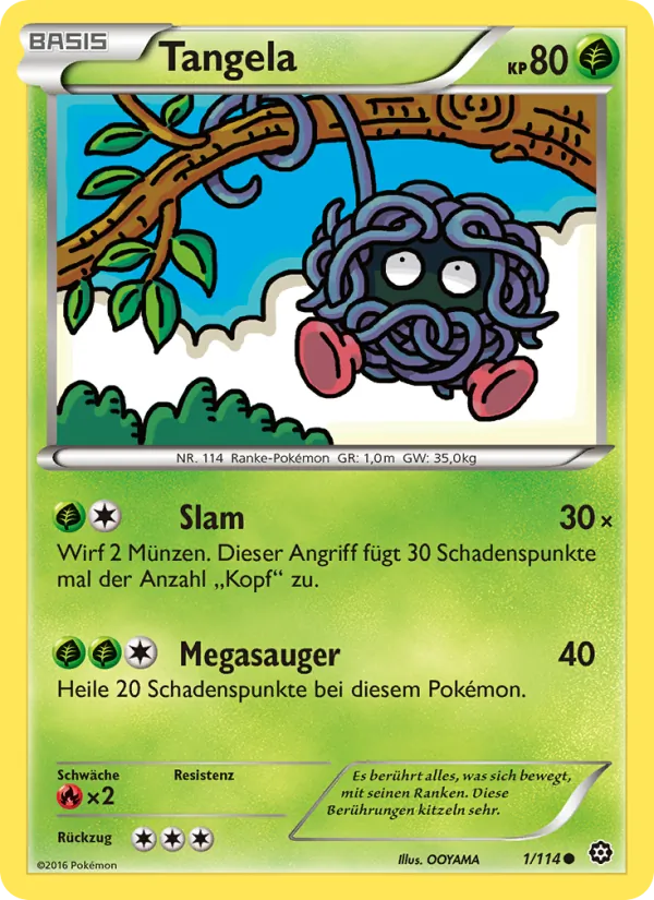 Tangela, Dampfkessel Nº 1