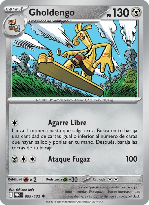 Gholdengo, Megaevolución No. 099