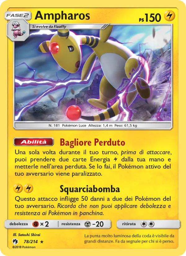 Ampharos, Tuoni Perduti No. 78