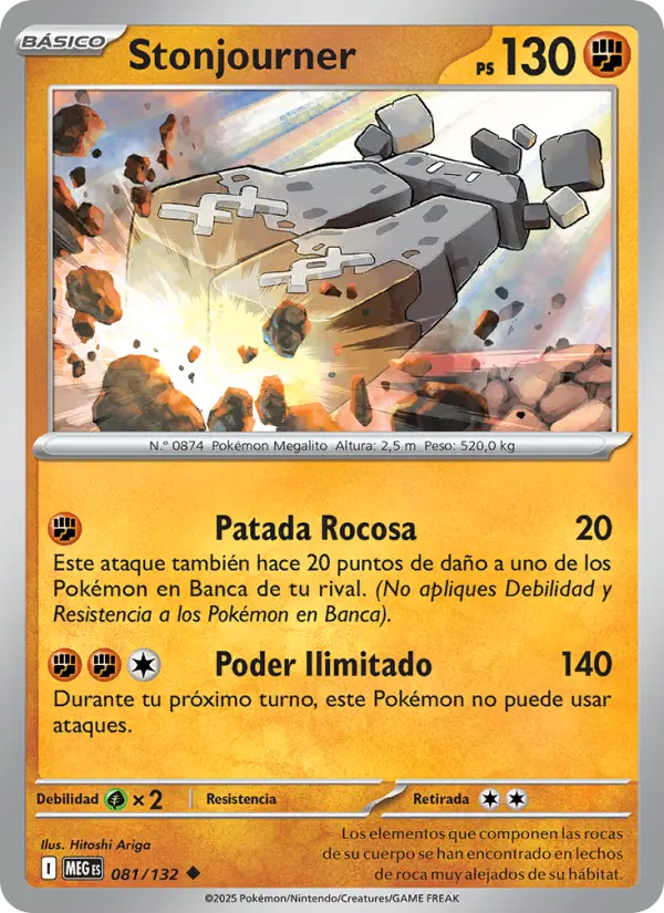 Stonjourner, Megaevolución No. 081