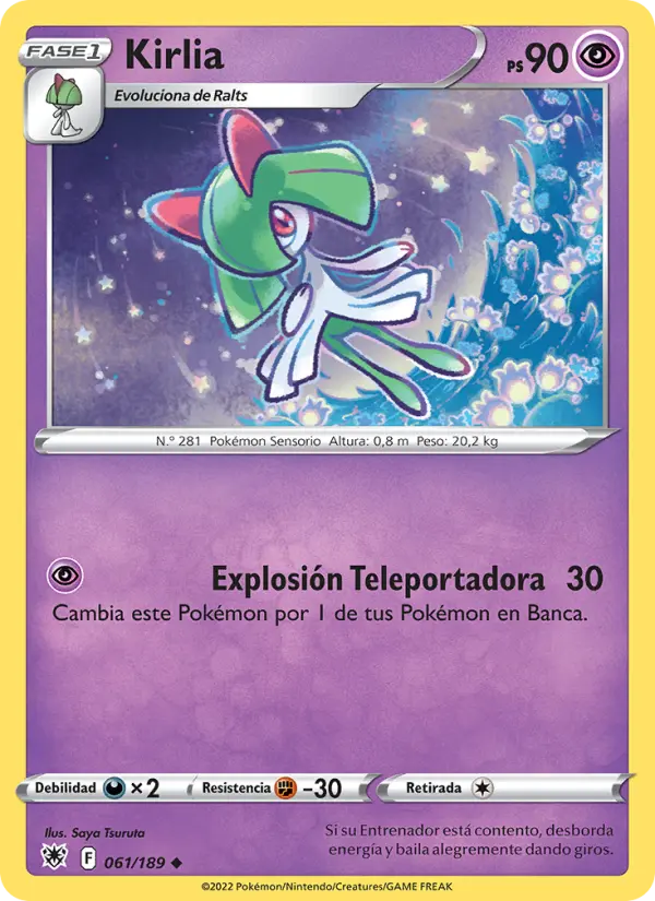 Kirlia, Resplandor Astral No. 061