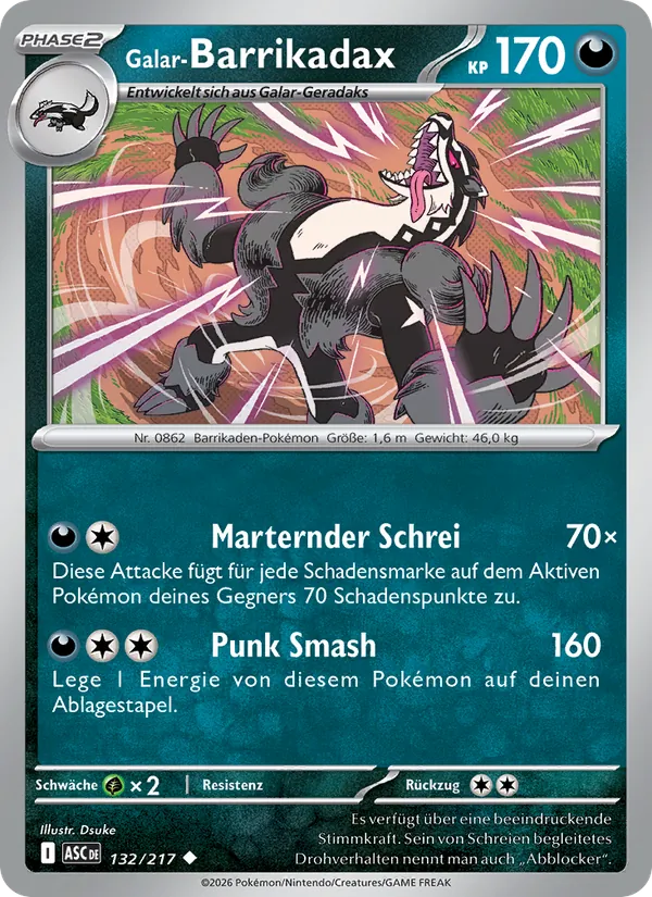 Galar-Barrikadax, Erhabene Helden No. 132