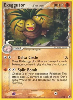 Exeggutor δ, Holon Phantoms No. 41 Normal