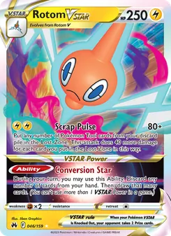 Rotom VSTAR, Crown Zenith Nº 046 Holo