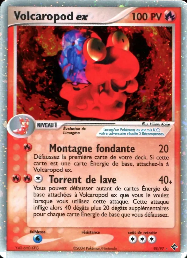 Volcaropod ex, EX Dragon Nº 95