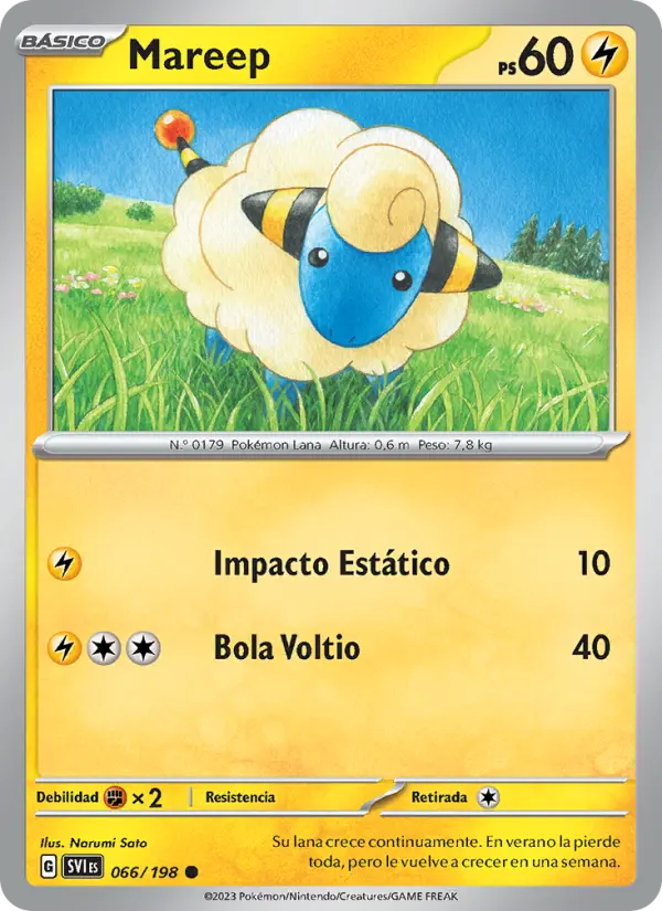 Mareep, Escarlata y Púrpura No. 066