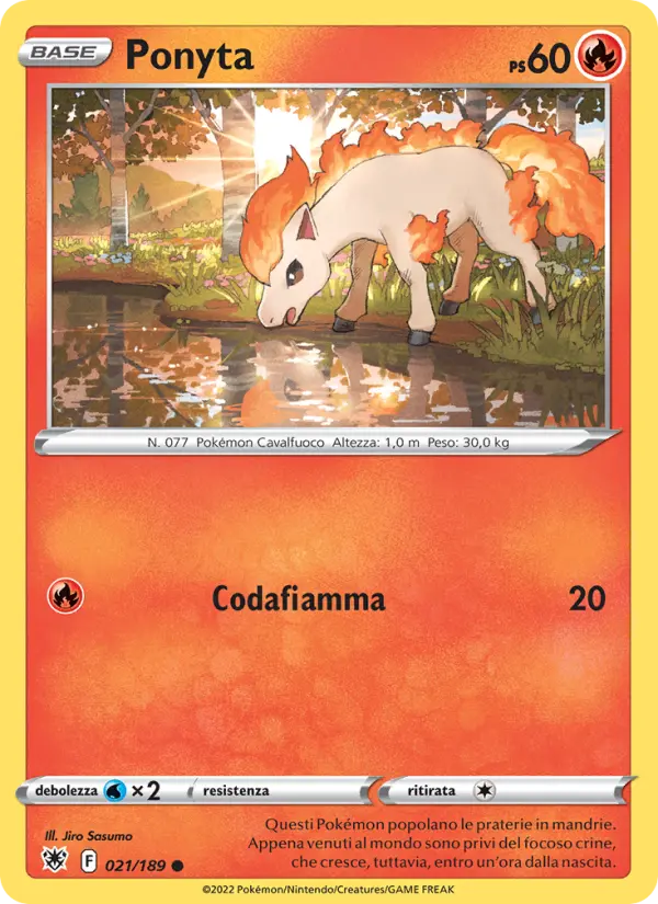 Ponyta, Lucentezza Siderale Nº 021
