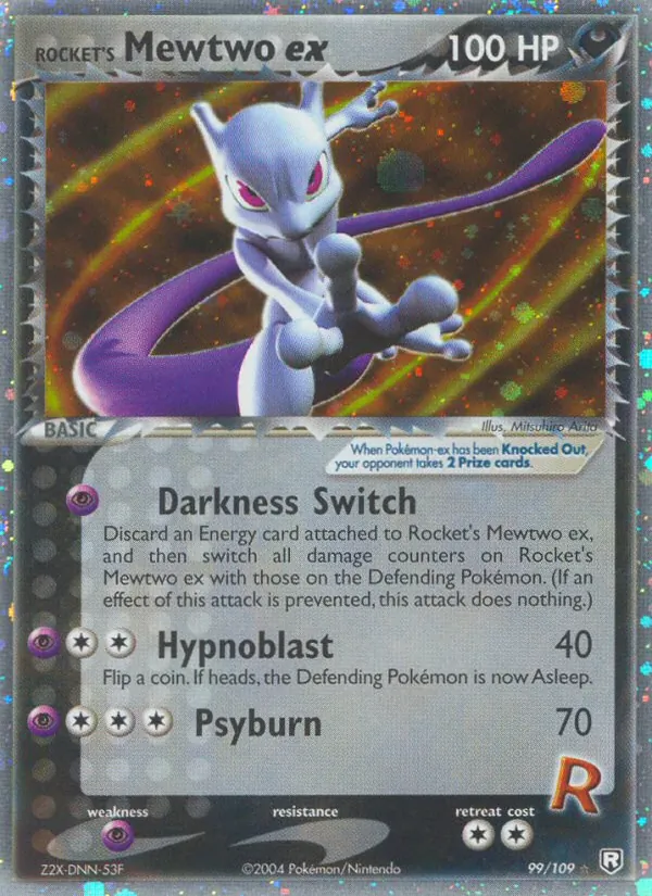 Rocket's Mewtwo ex, Team Rocket Returns Nº 99