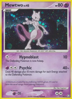Mewtwo, Legends Awakened No. 11 Holo