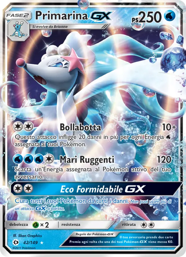 Primarina GX, Sole e Luna No. 42