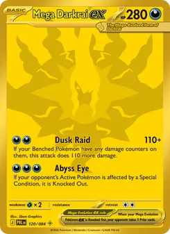Mega Darkrai ex, Pitch Black Nº 120 Holo