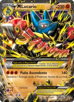 M-Lucario EX, Puños Furiosos Nº 55 Normal