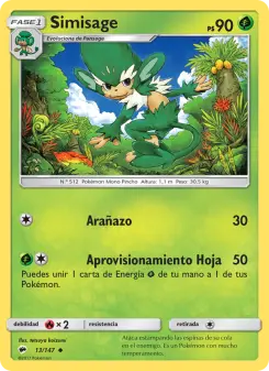 Simisage, Sombras Ardientes No. 13 Normal