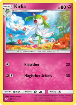 Kirlia, Nacht in Flammen Nº 92 Normal