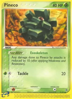 Pineco, Dragon Nº 71 Normal