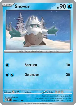 Snover, Megaevoluzione No. 035 Normal