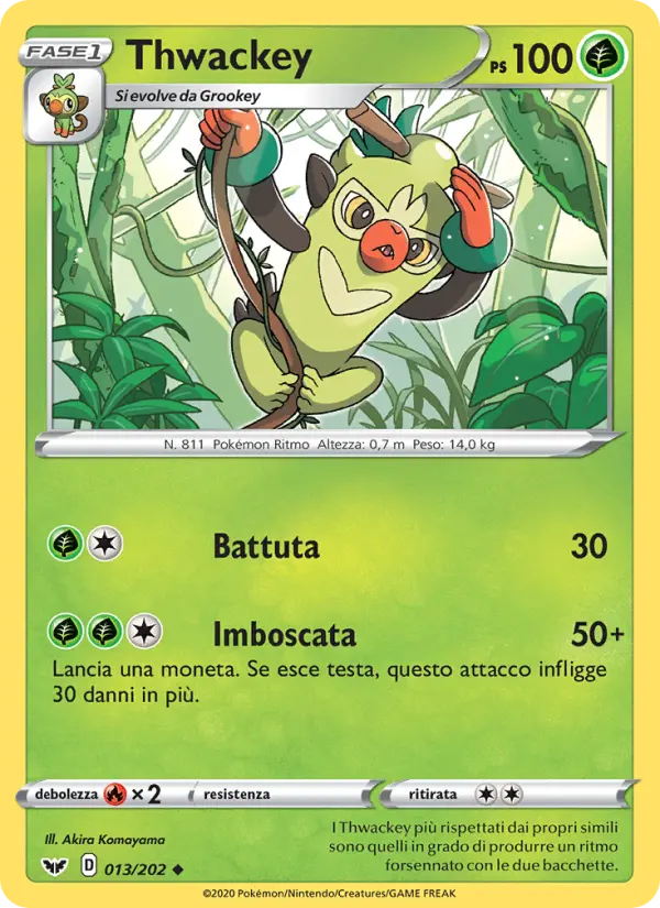 Thwackey, Spada e Scudo Nº 13