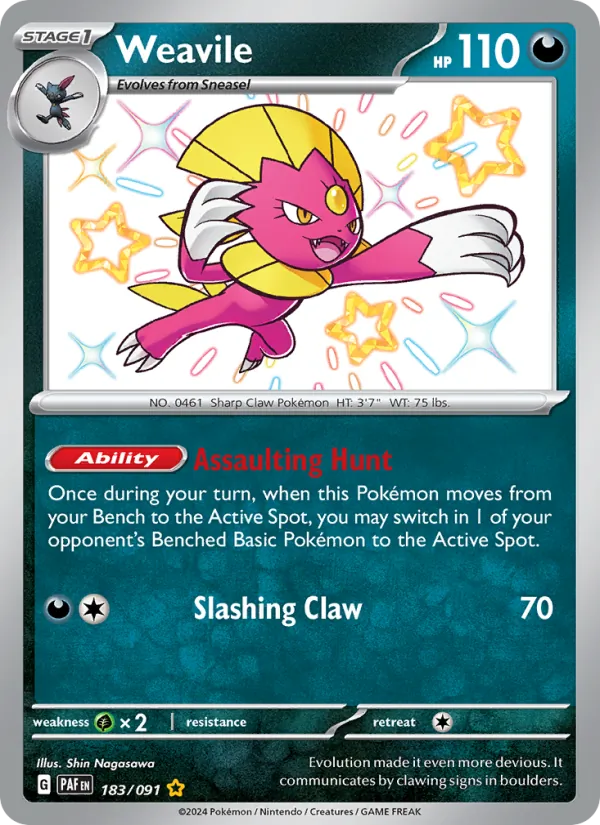 Weavile, Paldean Fates No. 183