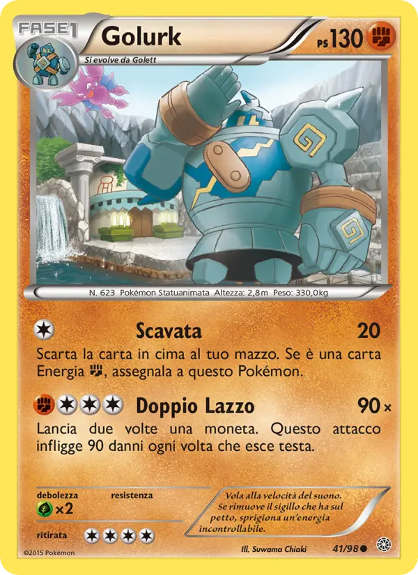 Golurk, Antiche Origini No. 41