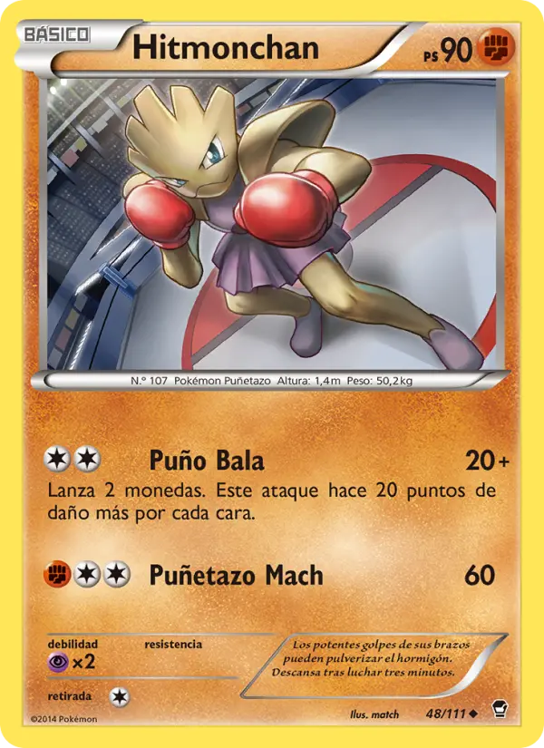 Hitmonchan, Puños Furiosos No. 48