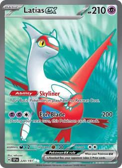 Latias ex, Surging Sparks Nº 220 Holo
