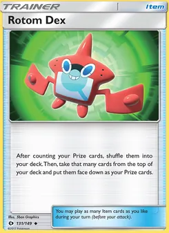 Rotom Dex, Sun & Moon Nº 131 Normal