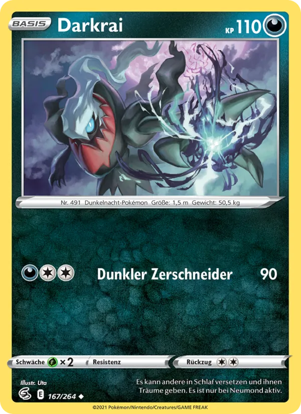 Darkrai, Fusions Angriff No. 167