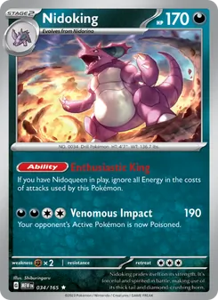 Nidoking, 151 Nº 034 Holo