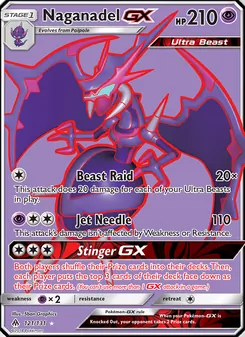 Naganadel GX, Forbidden Light Nº 121 Normal