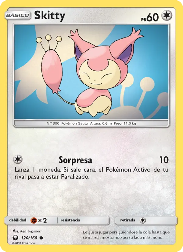 Skitty, Tormenta Celestial Nº 120