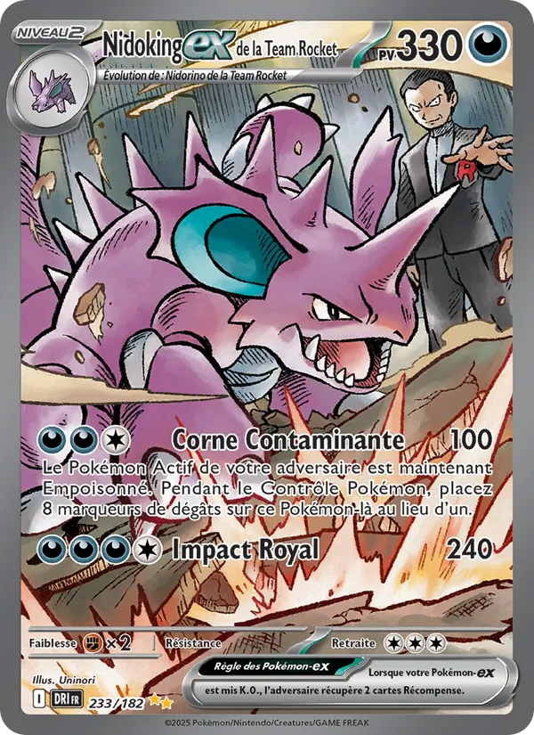 Nidoking-ex de la Team Rocket, Rivalités Destinées Nº 233