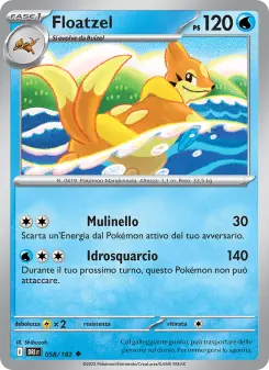 Floatzel, Rivali Predestinati No. 058 Normal