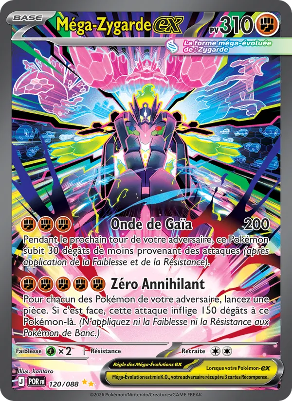 Méga-Zygarde-ex, Équilibre Parfait No. 120