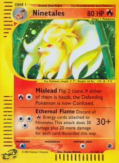 Ninetales, Expedition Base Set No. 21 Holo