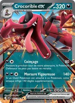 Crocorible-ex, Chaos Ascendant No. 055 Holo