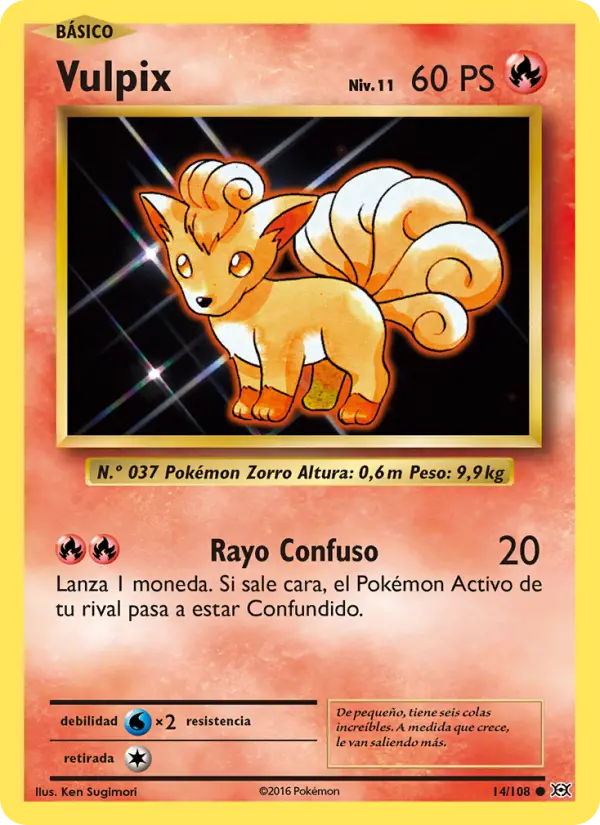 Vulpix, Evoluciones No. 14