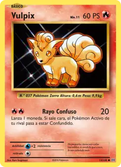 Vulpix, Evoluciones No. 14 Normal