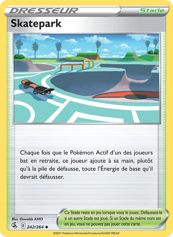 Skatepark, Poing de Fusion Nº 242