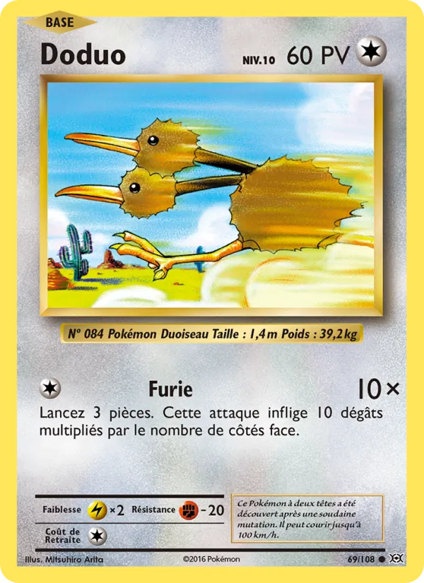 Doduo, Évolutions No. 69