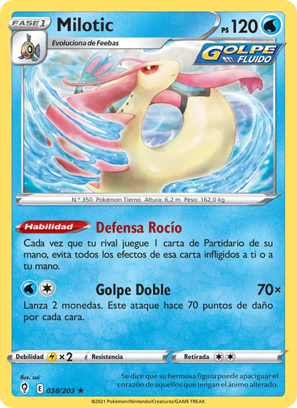 Milotic, Cielos Evolutivos Nº 38