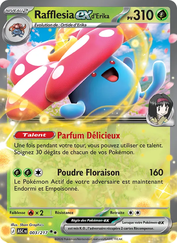Rafflesia-ex d'Erika, Héros Transcendants Nº 003