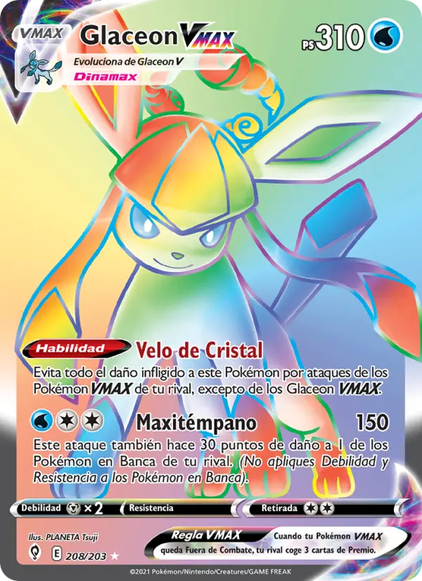 Glaceon VMAX, Cielos Evolutivos No. 208