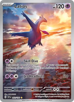 Latios, Surging Sparks Nº 203 Holo