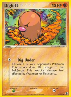 Diglett, FireRed & LeafGreen No. 61 Normal